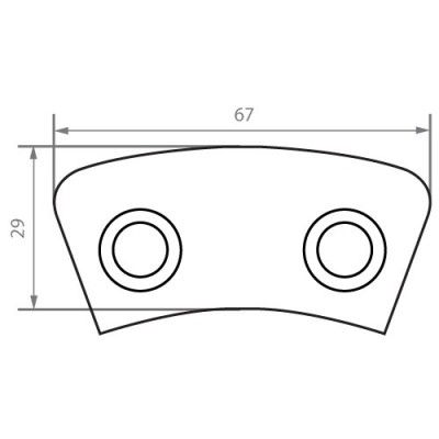 Kevlar Knopf FB6729K